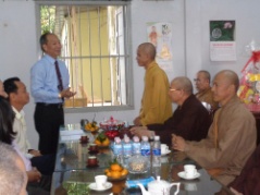 Government religious committee pays Tet visits to religious organizations in Ninh Thuan