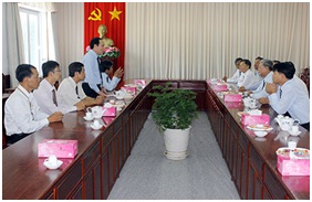 Vietnam Evangelical Church in Hau Giang extends Tet greetings to provincial authorities