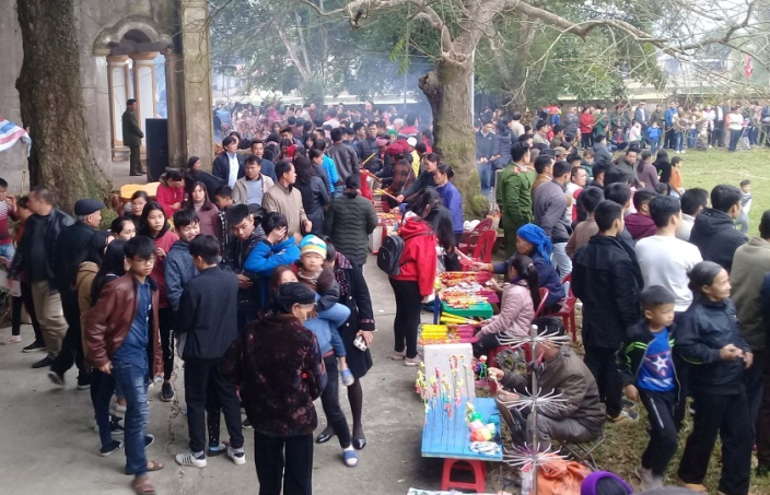 Da Quan pagoda festival 2019 in Cao Bang