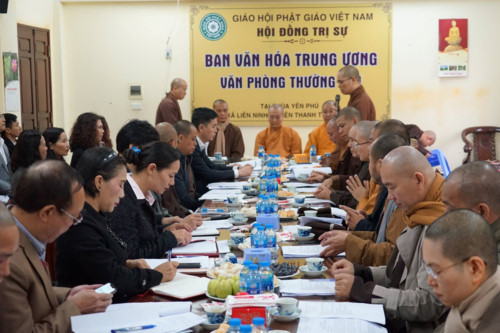 Preparations for exhibition on Vietnam Buddhism in world heritage