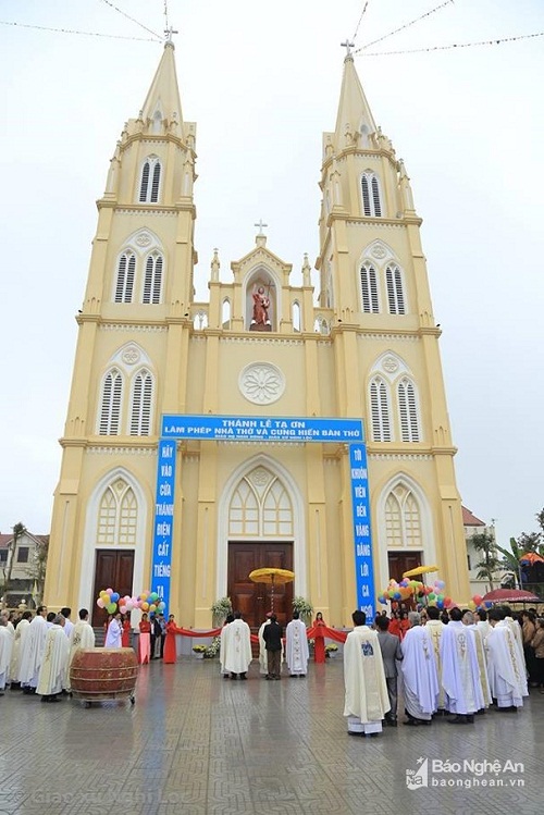 New Catholic church in Nghe An inaugurated