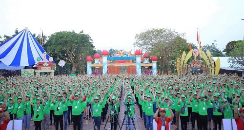 Buddhist monastery in Can Tho holds 13th Youth &Buddhism camping