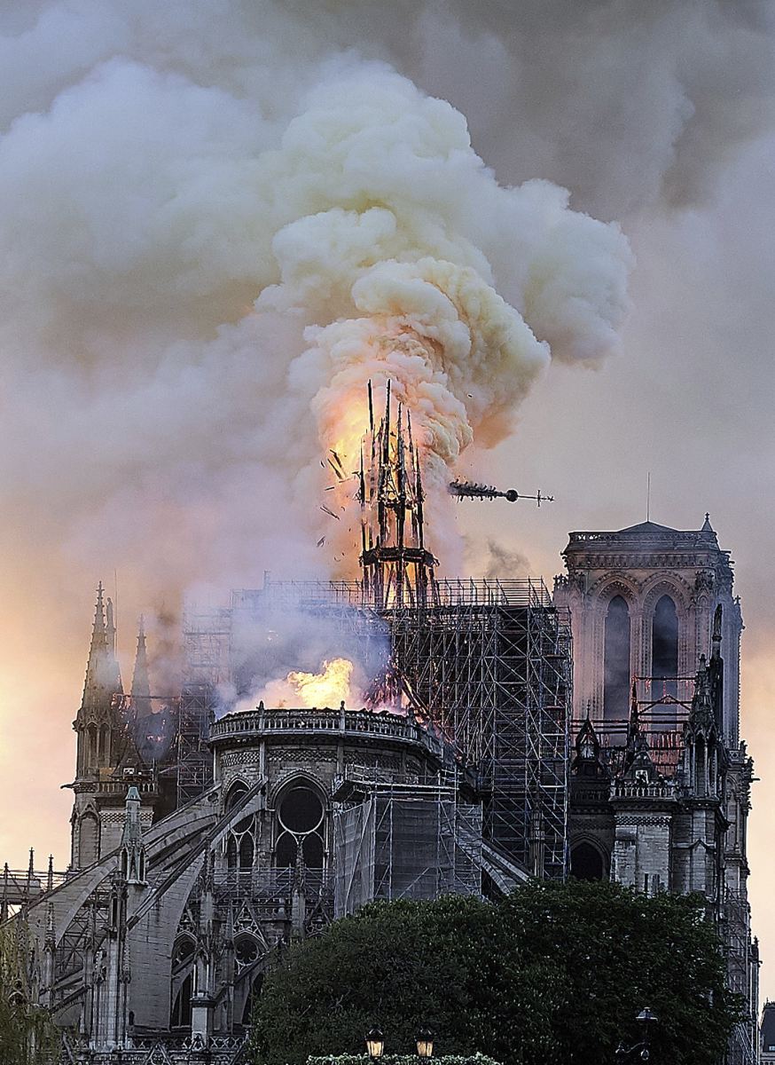 Fire ravages soaring Notre Dame Cathedral, Paris left aghast