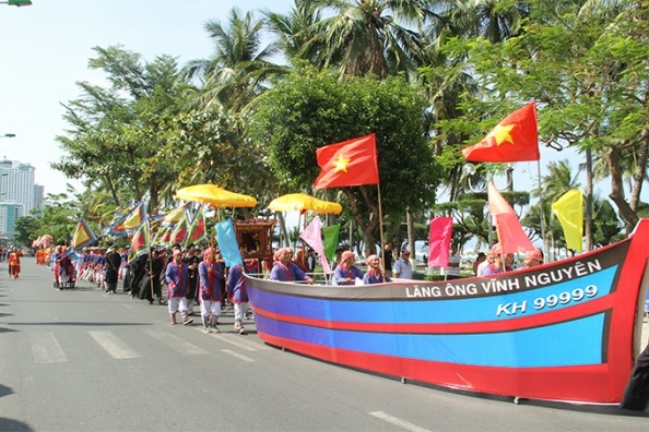 Performing rituals of Whale worshipping ceremony in Nha Trang