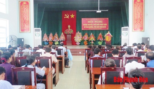 Religious law dissemination for local officials in Thanh Hoa