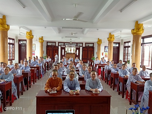 Dissemination of new religious law to Buddhist clerics in Tien Giang