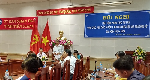 Tien Giang launches office culture in home affairs