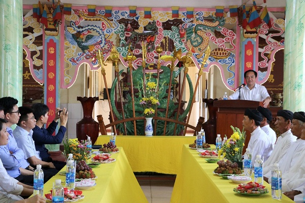 GCRA leader visits Caodai parish in Ly Son Island