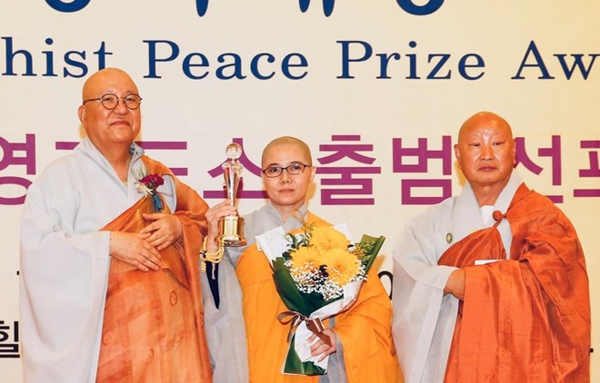 Vietnamese nun granted with RoK’s Peace Prize Awards