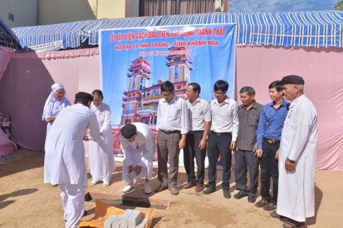 Caodai parish in Nha Trang starts reconstruction of worshipping oratory