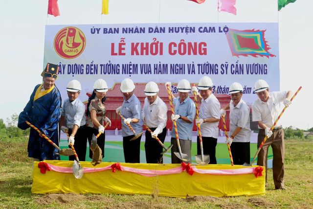 Monument of King Hàm Nghi and Can Vuong soldiers to be built in Quang Tri