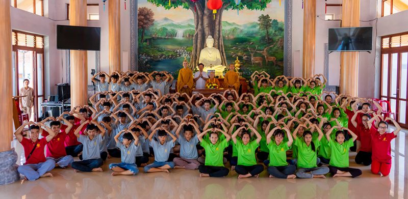 Hoang Phuc pagoda in Quang Binh opens summer Buddhist course for children