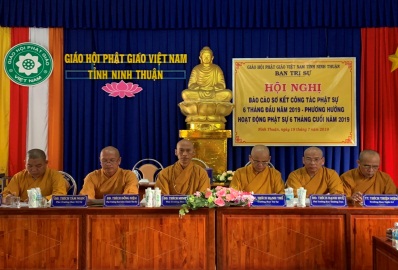 Vietnam Buddhist Sangha chapter in Ninh Thuan reviews six-month Buddhist affairs 