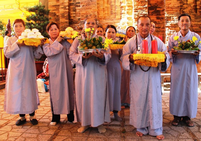 Votive paper burning in Ponagar Tower discouraged