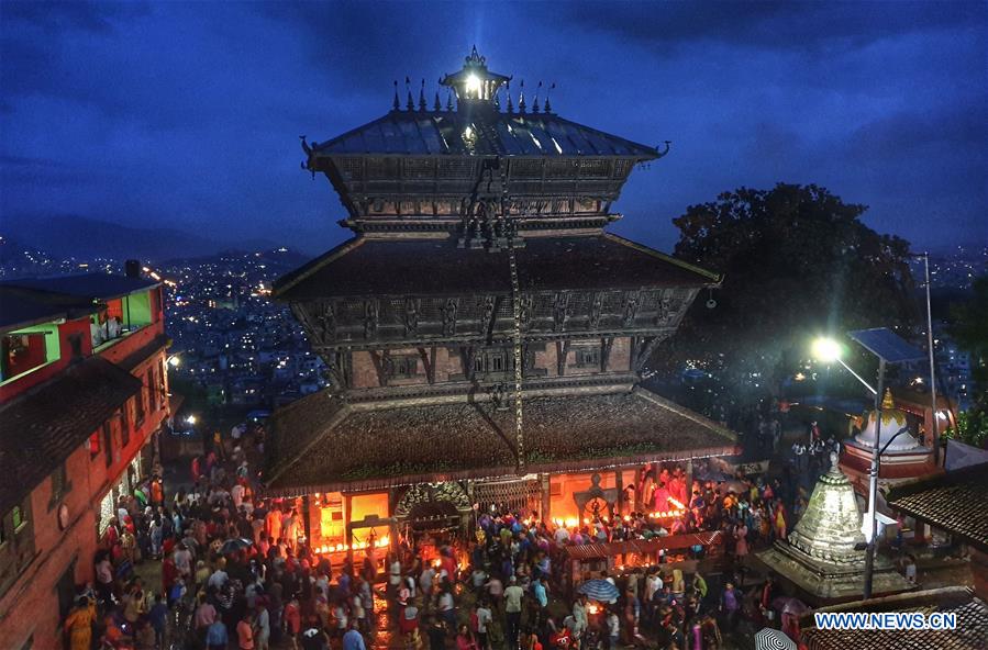 Bagh Bhairav Festival held at Kirtipur in Kathmandu, Nepal