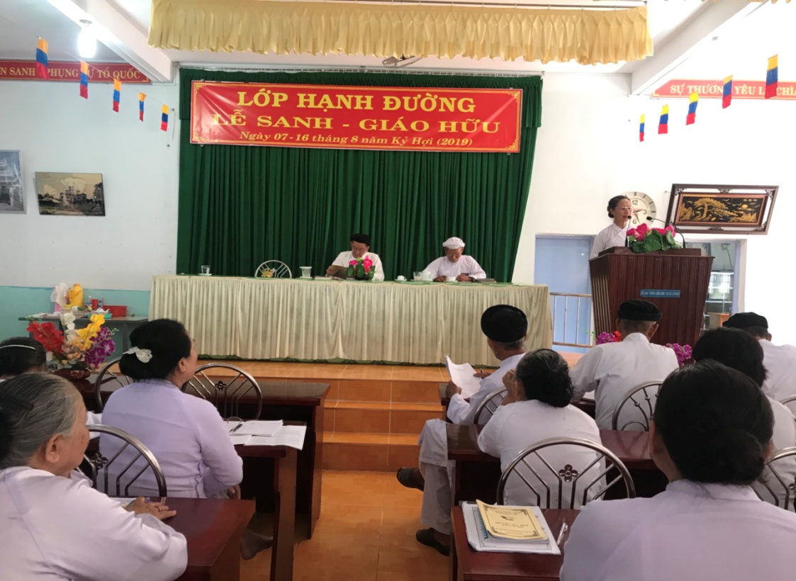 Verity-Way Caodai Church holds religious training in Ca Mau