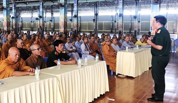  Armed forces in Ba Ria - Vung Tau accompany with religious countrymen