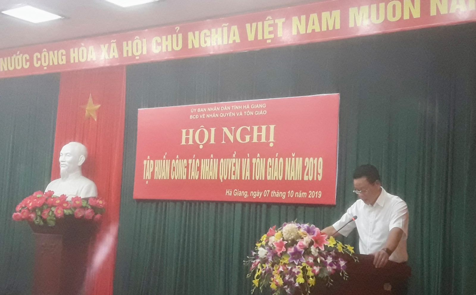 Workshop on human rights and religion held in Ha Giang