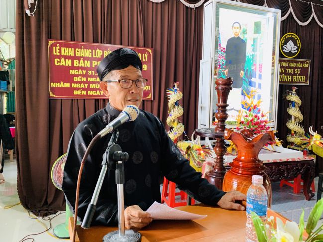 The 419th tenets course of Hoa Hao Buddhism concluded in Can Tho