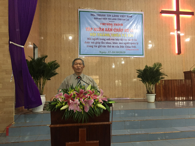 Christian training for deacons in Gia Lai