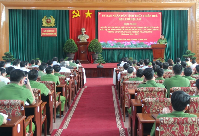 Religious followers in Thua Thien Hue proactively engage in public security protection