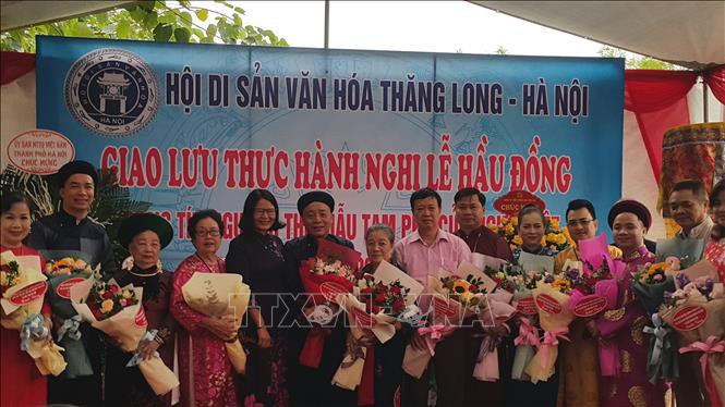 Exchange of Hau Dong ritual of Mother Goddess worship in Hanoi