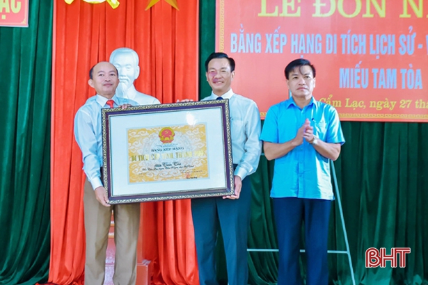 Tam Toa shrine in Ha Tinh receives historical & cultural title