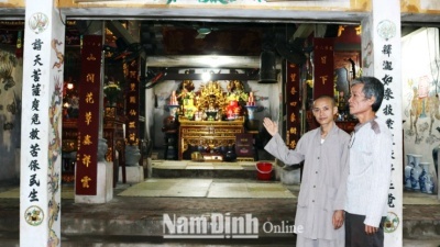 Unique pagoda worshipping two princesses of Tran Dynasty