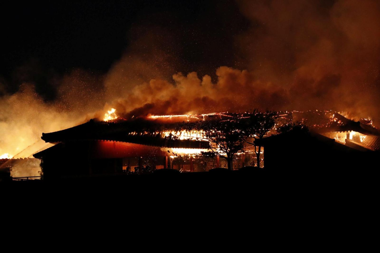 Fire engulfs Japan's World Heritage-listed Shuri Castle  