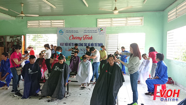 Social charities during Religious Women Day in Ho Chi Minh City