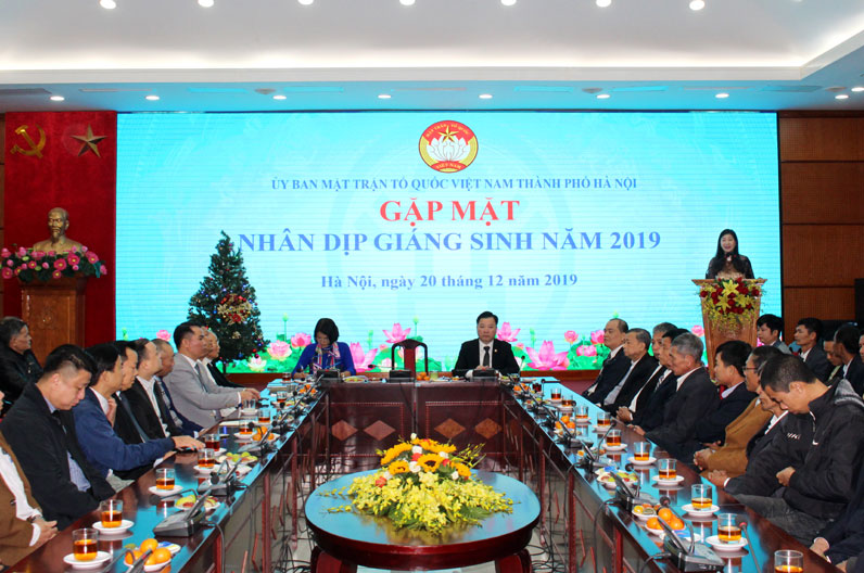 VFF in Hanoi holds Christmas meeting with Christian dignitaries 