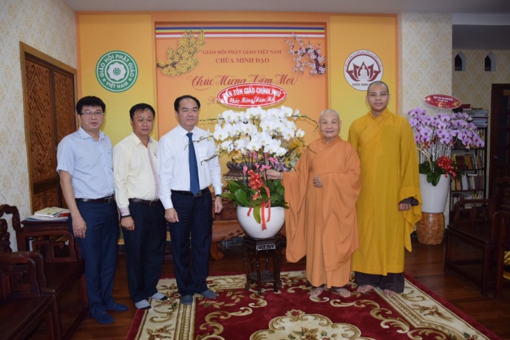 GCRA leader extends Tet greetings to religious dignitaries in HCMC