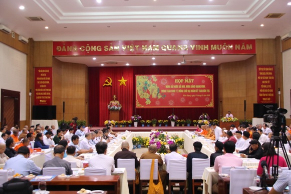 Local authorities of Kien Giang, Dong Thap & Can Tho city hold exchange meetings with religious dignitaries