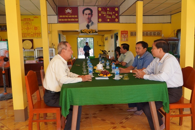 Dong Thap provincial authorities collaborate with religious organizations in preventing coronavirus threats