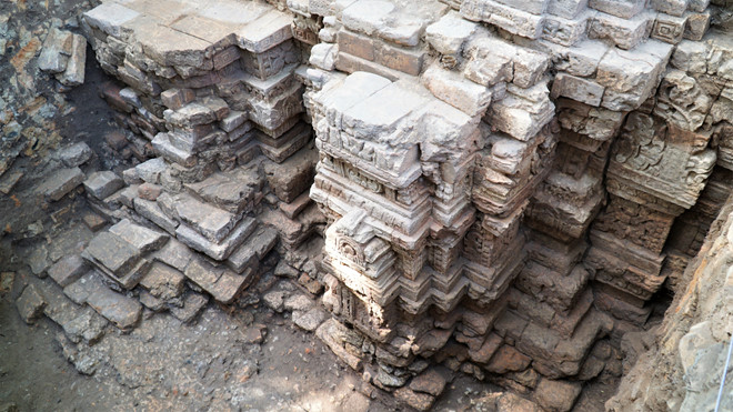 Archaeological ruins of 1000 year-old temple in Tay Ninh