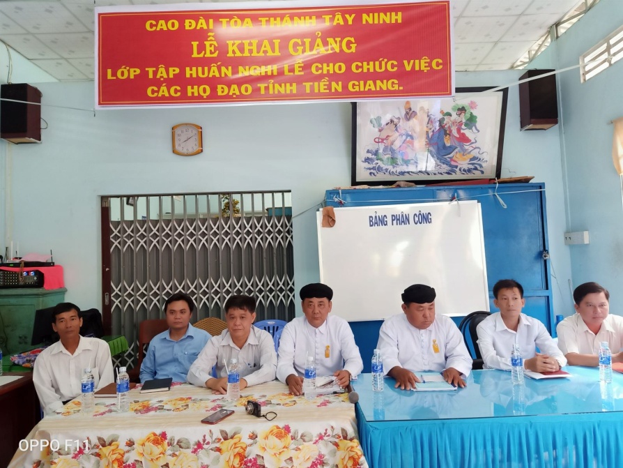 Tay Ninh Caodai church in Tien Giang opens ceremonial training 2020