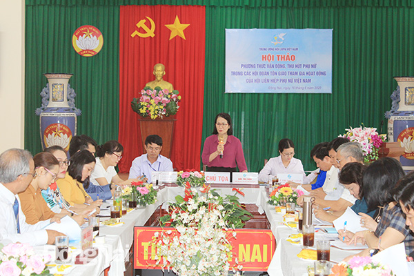 Women Union holds seminar on methods attracting religious women 