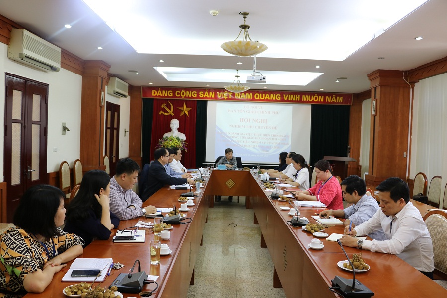 GCRA appraises project on implementation of state’s policies on religion for 2011-2020 period