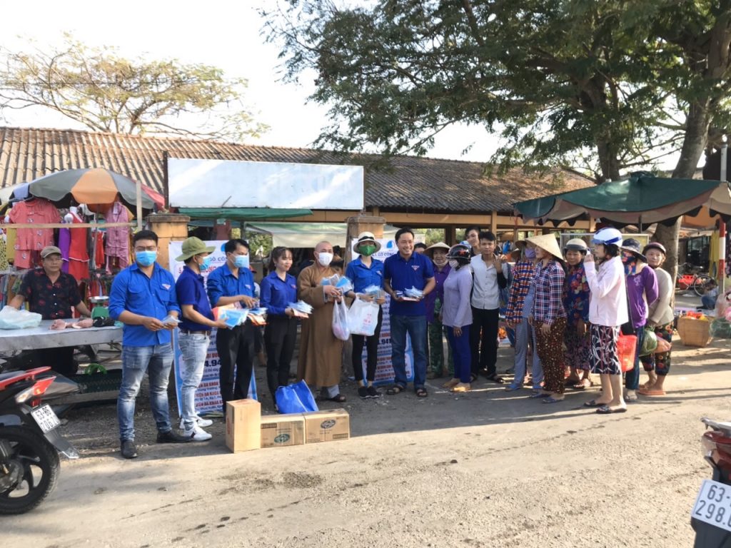 Buddhist pagoda in Tien Giang provides preventive measures against Covid-19