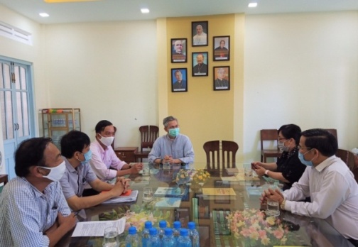 Authorities in Ninh Thuan exchange with religious organizations on preventive measures against Covid-19 disease