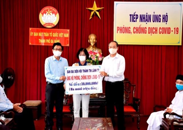 Religious organizations in Da Nang support Covid-19 prevention efforts