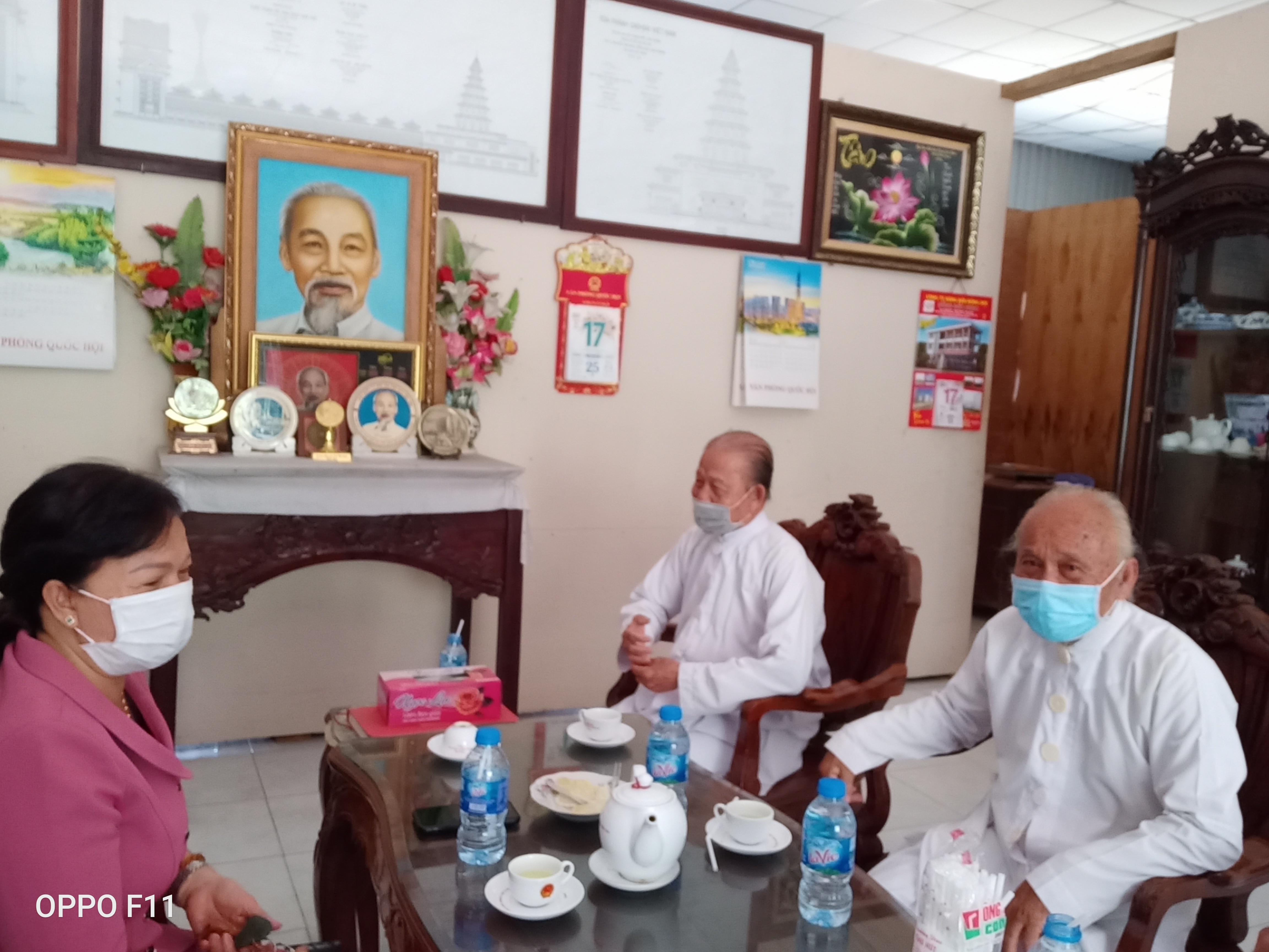 Religious committee in Tien Giang exchanges with religious organizations on Covid-19 prevention