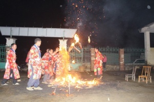 Fire dancing ritual of Red Dao people in Cao Bang