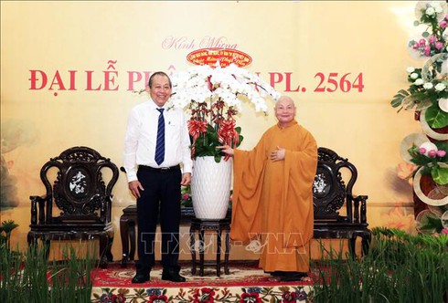 Deputy PM attends Lord Buddha’s 2564 birth anniversary