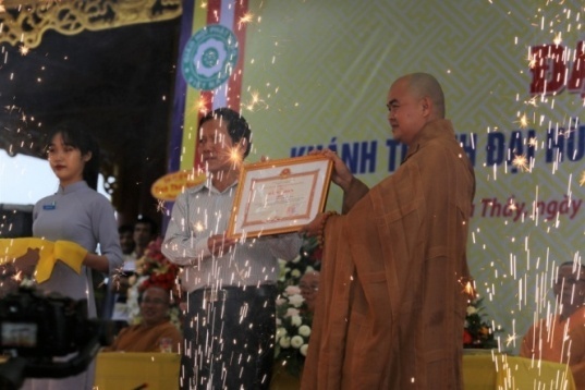 Consecration of Buddha statues and inauguration of Buddhist Sanctum in Kon Tum