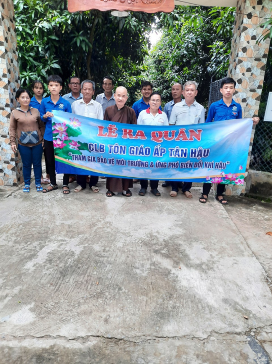 Religions in Dong Thap actively participate in environmental protection, social charities