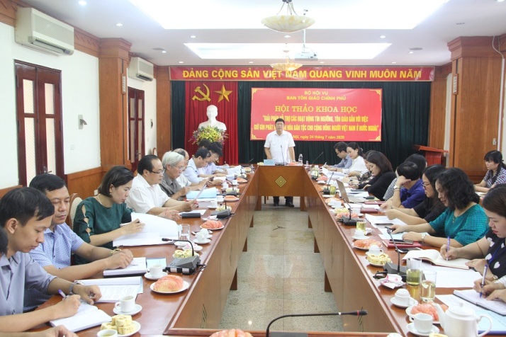 Supporting measures for belief, religious practices by overseas Vietnamese discussed