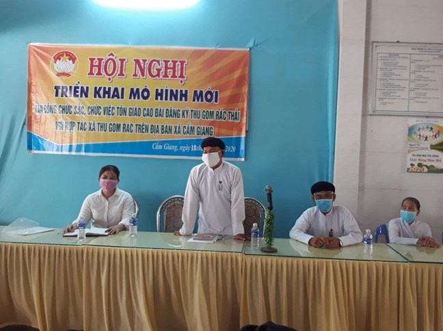  Social contributions of Cam Giang Caodai Parish in Tay Ninh