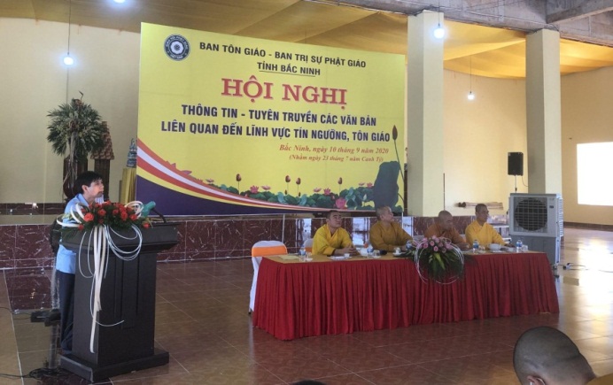 Dissemination of belief & religious laws for monks, nuns in Bac Ninh