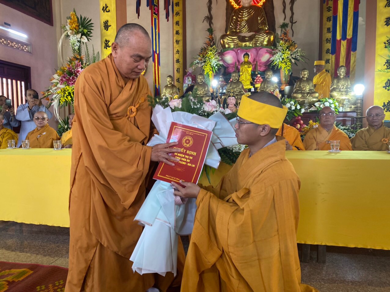  Abbot of Thua An Pagoda in Gia Lai appointed